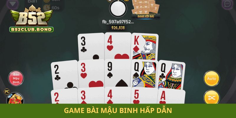 Game bài Mậu binh hấp dẫn